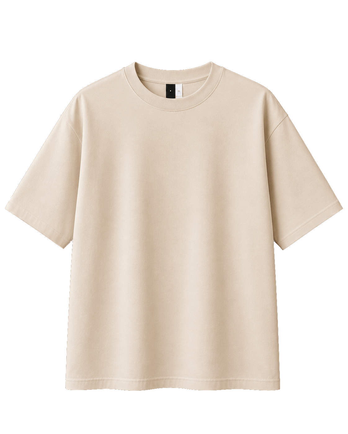Playera Corte Oversize - Beige